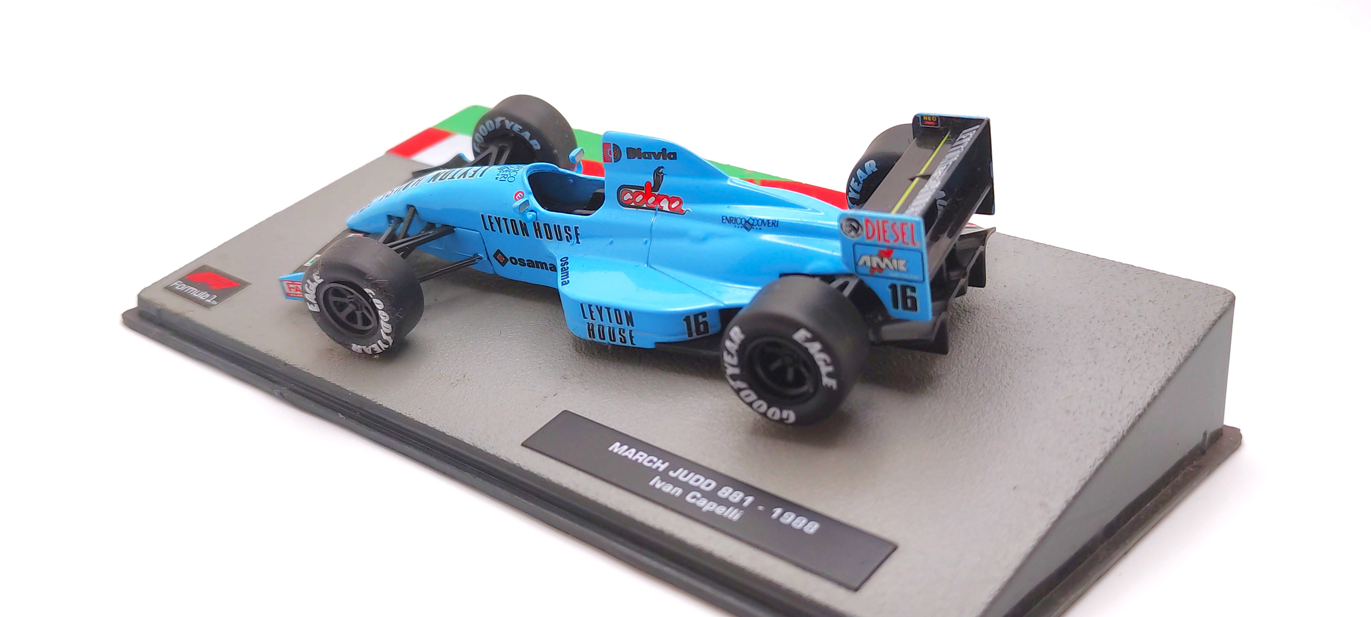 March 881 Judd V8 F1 Leyton House Belgian GP 1988 - scale 1