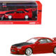 Nissan Skyline GT-R (R34) R-Tune RHD (Right Hand Drive) Active Red with Carbon Hood with Extra Wheels 1/64 Diecast Model Car by Inno Models Nissan Skyline GT-R (R34) R-Tune RHD (Right Hand Drive) Active Red with Carbon Hood with Extra Wheels 1/64 Diecast Model Car by Inno Models