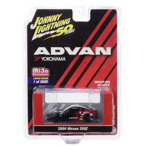 2004 Nissan 350Z ADVAN Yokohama "Johnny Lightning 50th Anniversary" Limited Edition to 3600 pieces Worldwide 1/64 Diecast Model Car by Johnny Lightning by Diecast Mania