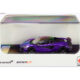 McLaren 600LT Purple Metallic with Carbon Top and Carbon Accents 1/64 Diecast Model Car by LCD Models McLaren 600LT Purple Metallic with Carbon Top and Carbon Accents 1/64 Diecast Model Car by LCD Models