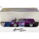 Pagani Huayra Roadster Purple Metallic with Carbon Top and Carbon Accents 1/64 Diecast Model Car by LCD Models Pagani Huayra Roadster Purple Metallic with Carbon Top and Carbon Accents 1/64 Diecast Model Car by LCD Models