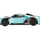 Ford GT MK II #002 #15 Light Blue with Orange Stripes Limited Edition to 6000 pieces Worldwide 1/64 Diecast Model Car by Mini GT Ford GT MK II #002 #15 Light Blue with Orange Stripes Limited Edition to 6000 pieces Worldwide 1/64 Diecast Model Car by Mini GT