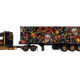 Western Star 49X with 40 Ft Container "Dia de los Muertos" (Day of the Dead) Black with Graphics 1/64 Diecast Model by Mini GT Western Star 49X with 40 Ft Container "Dia de los Muertos" (Day of the Dead) Black with Graphics 1/64 Diecast Model by Mini GT