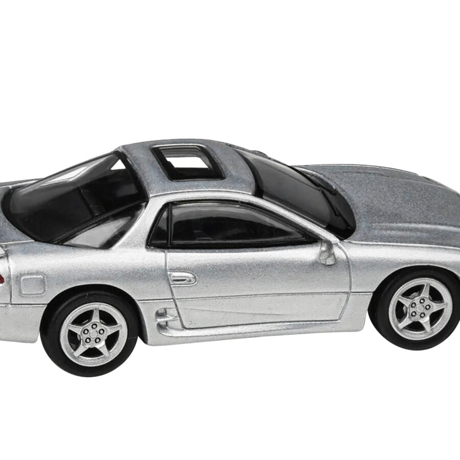 Mitsubishi 3000GT GTO Silver Metallic with Sunroof 1/64 Diecast Model Car by Paragon Models Automotive