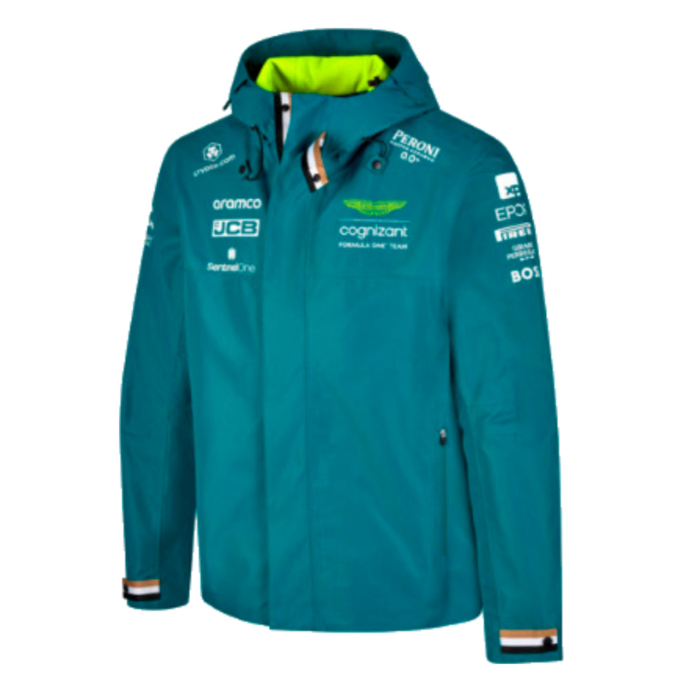 Aston Martin Team ジャケット⭐︎新品！ 2023 Aston Martin Mens Team Jacket (Green) - Small Adults