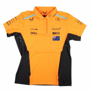 2024 McLaren Oscar Piastri Replica Polo Shirt - Autumn Glory (Womens) Product by Race Crate