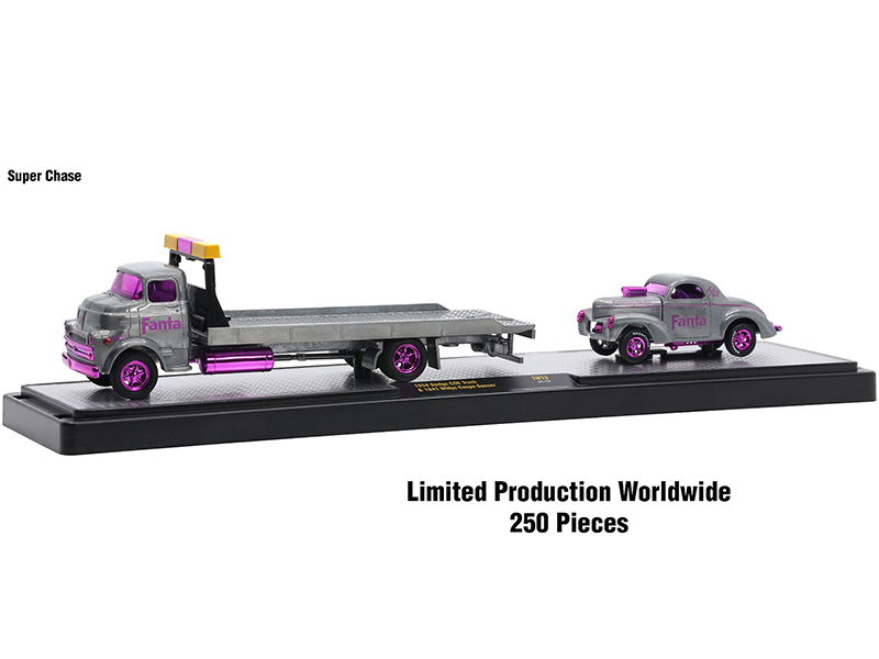 Auto Haulers "3 Sodas" Set of 3 pieces Release 13 1/64 Diecast Models by M2 Machines Automotive