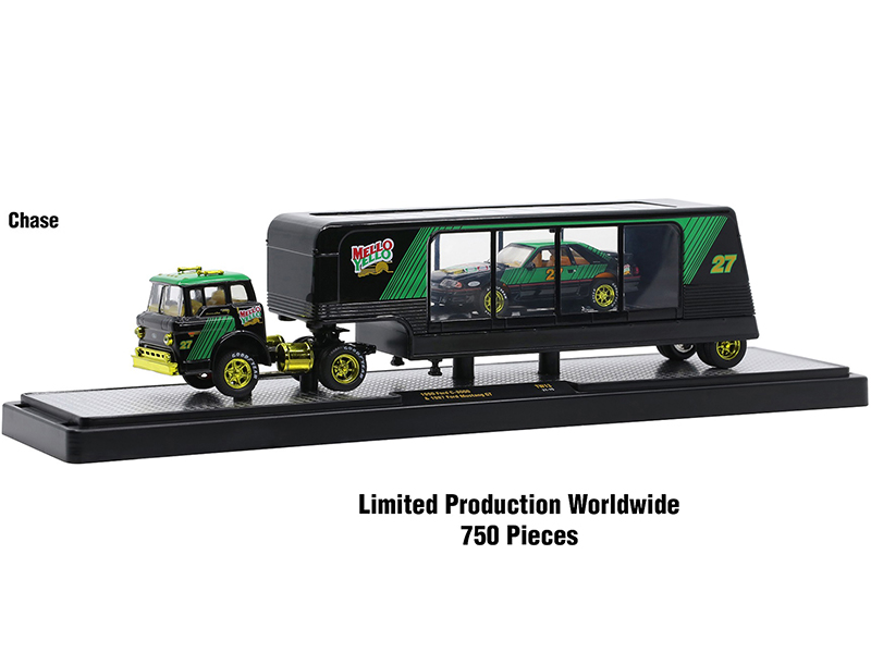 Auto Haulers "3 Sodas" Set of 3 pieces Release 13 1/64 Diecast Models by M2 Machines Automotive