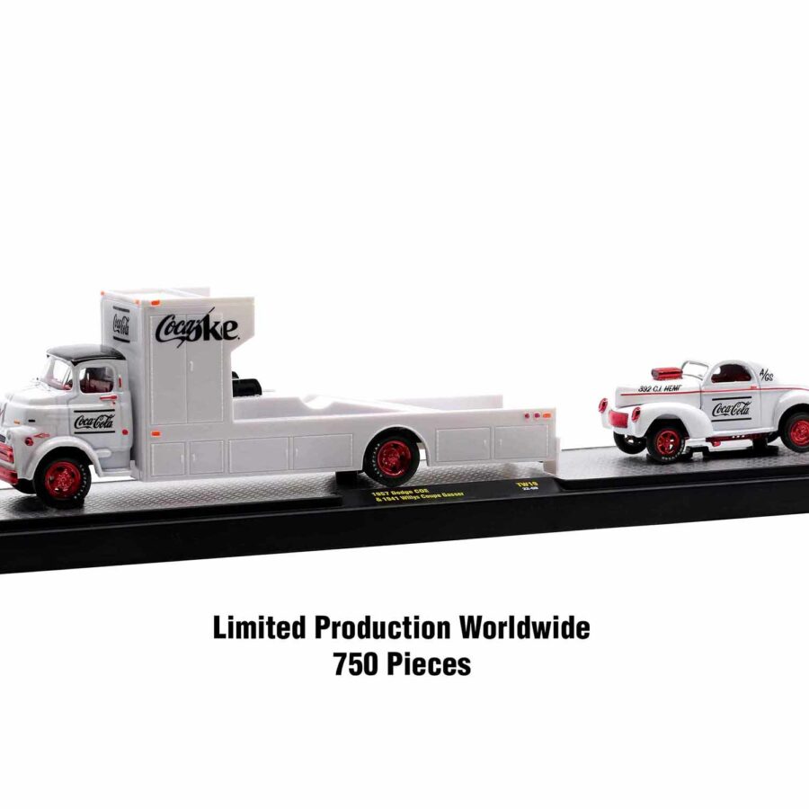 Auto Haulers "Coca-Cola" Set of 3 pieces Release 19 Limited Edition to 8400 pieces Worldwide 1/64 Diecast Models by M2 Machines Automotive
