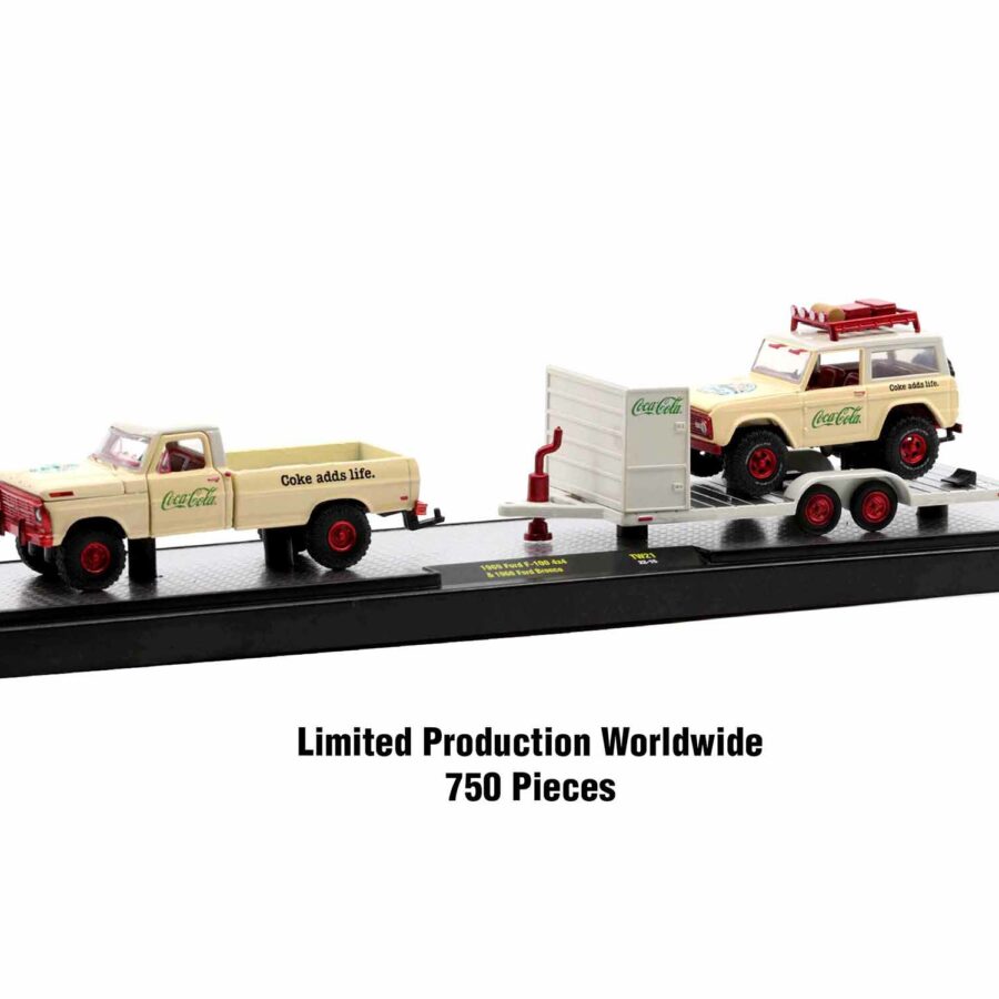 Auto Haulers "Sodas" Set of 3 pieces Release 21 Limited Edition to 8400 pieces Worldwide 1/64 Diecast Models by M2 Machines Automotive