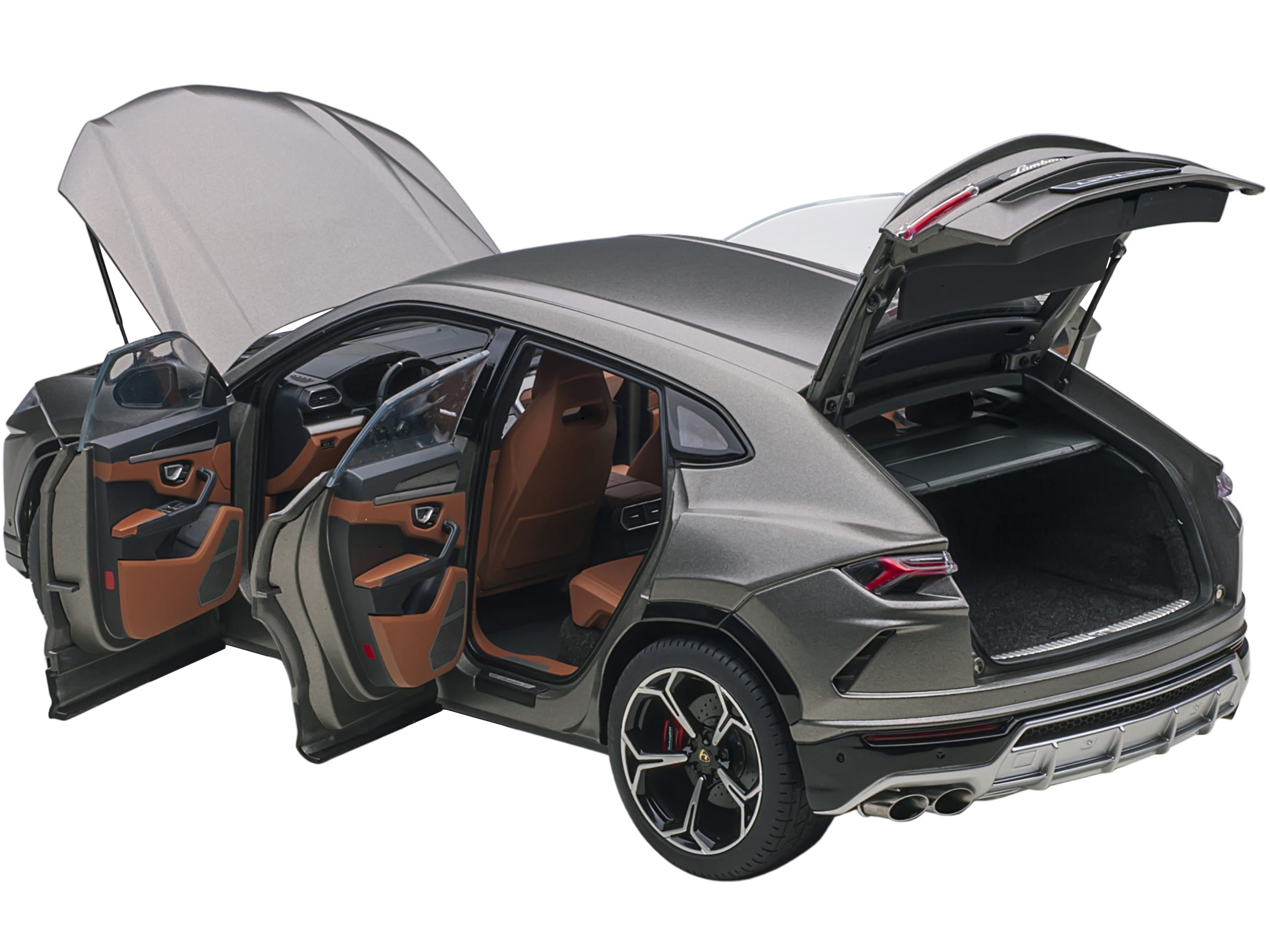 Lamborghini Urus Grigio Lynx Gray Metallic 1/18 Model Car by
