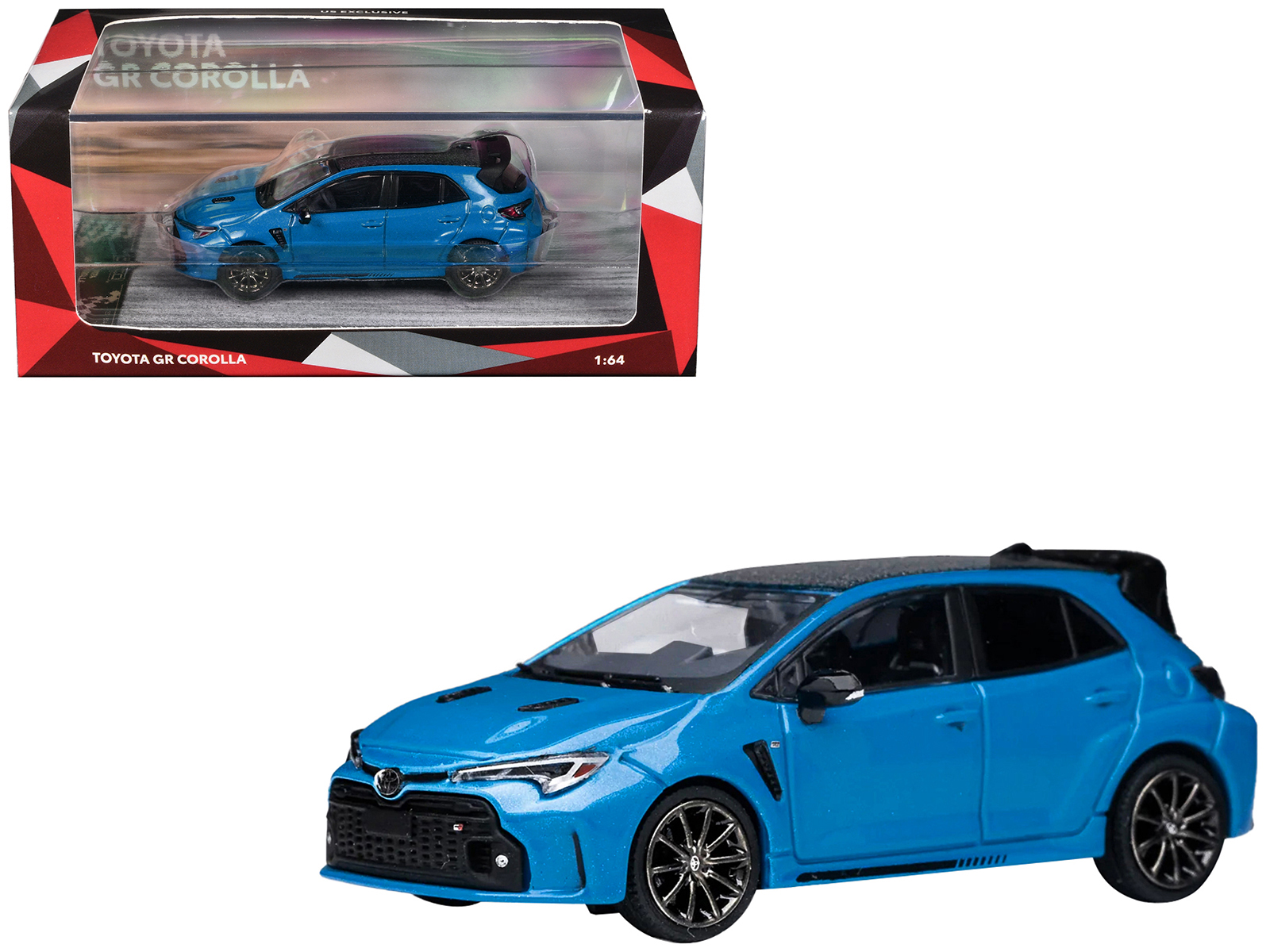Toyota GR Corolla Blue Metallic with Carbon Top 