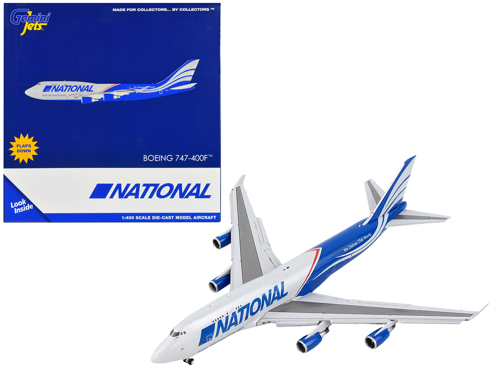 航空機・ヘリコプター NCA 20TH ANNIVERSARY B747-400F 1/400 Boeing 747-400F Commercial Aircraft with Flaps Down