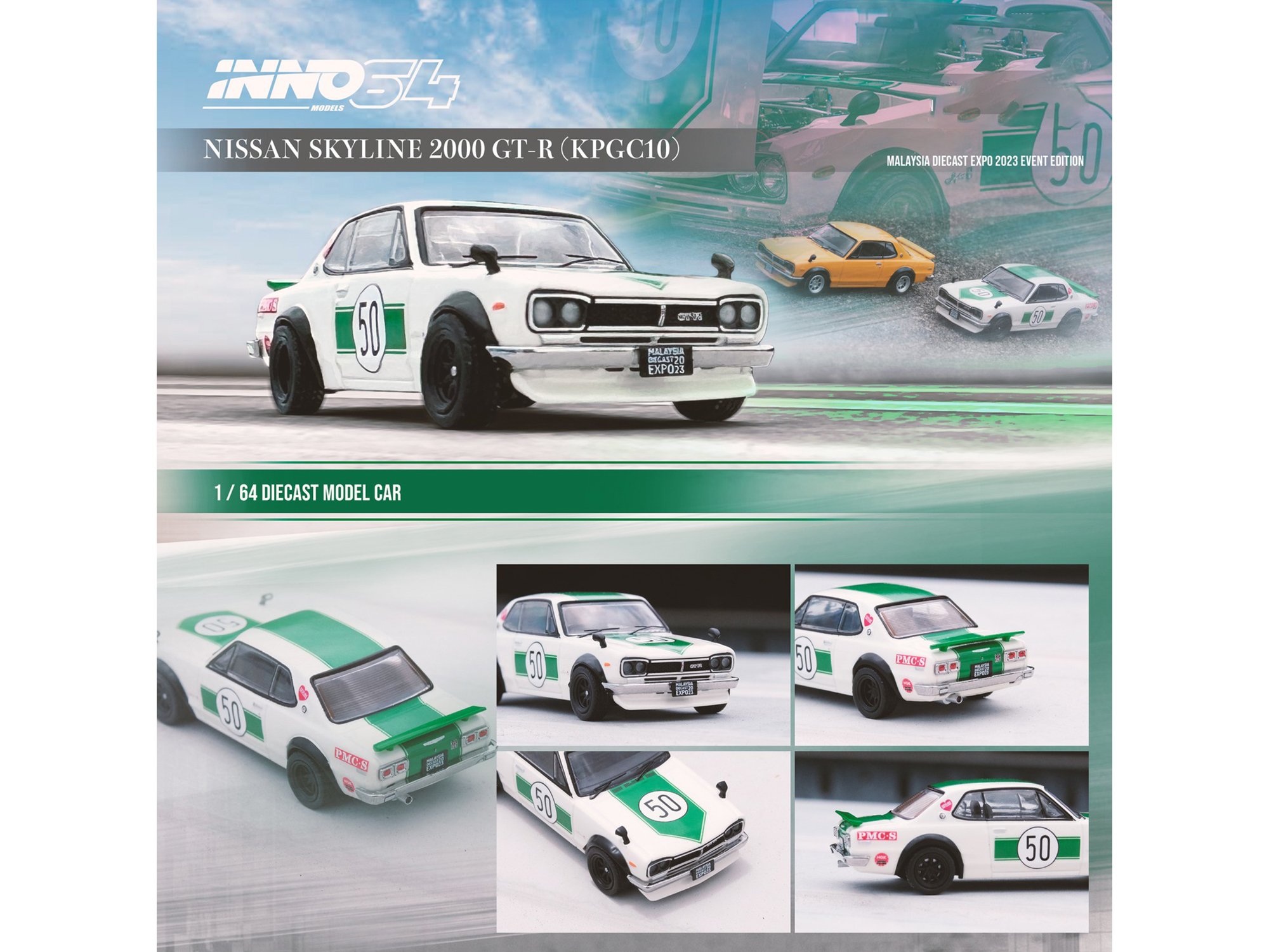 Nissan Skyline 2000 GT-R (KPGC10) #50 RHD (Right Hand Drive