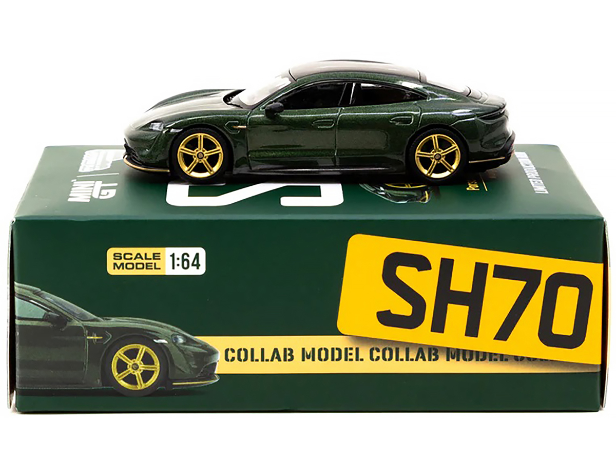 MINI GT Porsche Taycan Turbo S 限定版 1:64 Mini GT X Shell Hong Kong Exclusive Porsche Taycan
