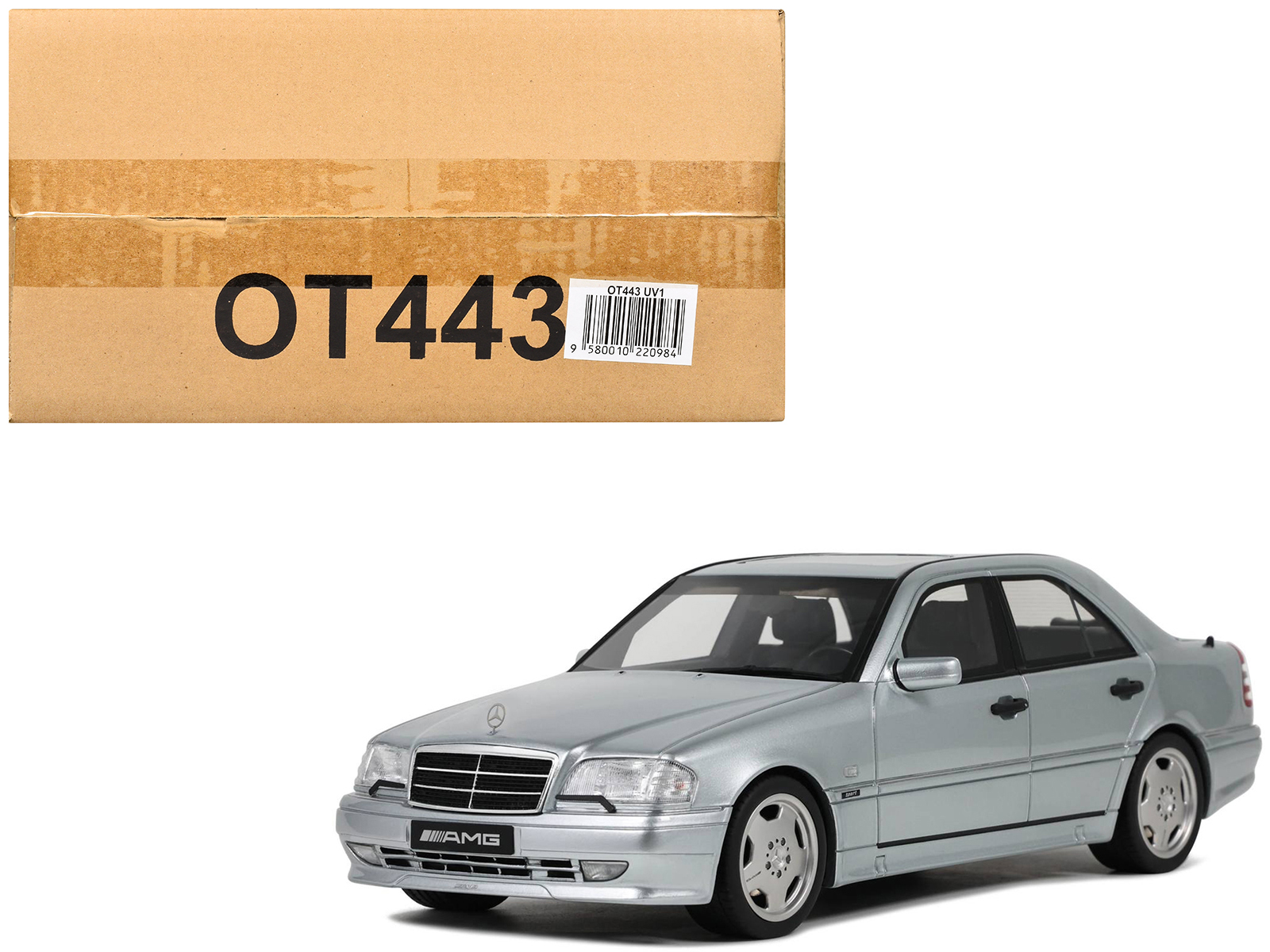 1990 Mercedes-Benz C36 AMG W202 Brilliant Silver Metallic