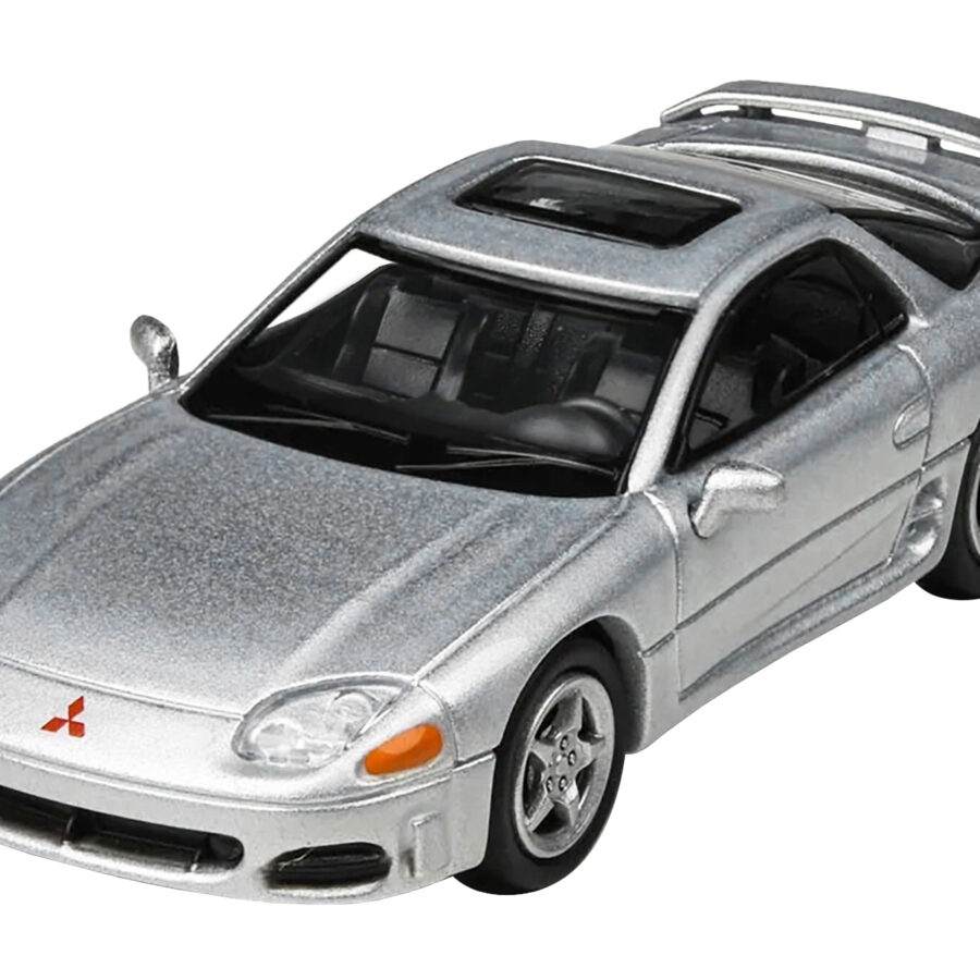 Mitsubishi 3000GT GTO Silver Metallic with Sunroof 1/64 Diecast Model Car by Paragon Models Automotive