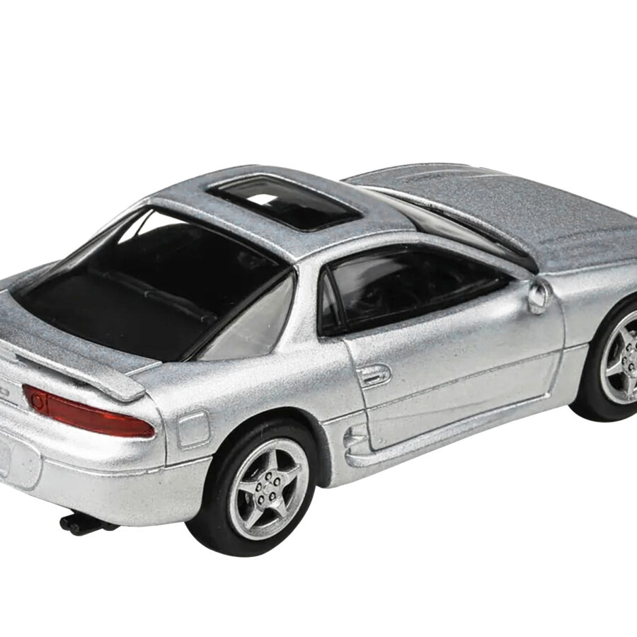 Mitsubishi 3000GT GTO Silver Metallic with Sunroof 1/64 Diecast Model Car by Paragon Models Automotive