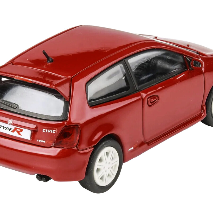 2001 Honda Civic Type R EP3 Milano Red 1/64 Diecast Model Car by Paragon Models Automotive
