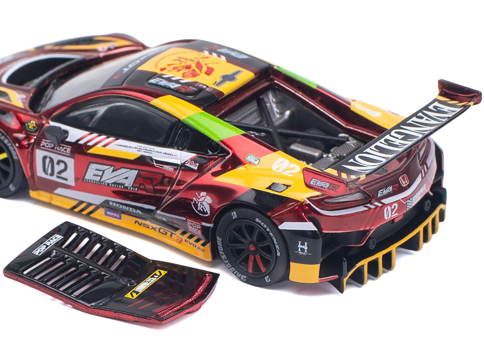 1/64 Pop Race HONDA NSX GT3 EVO22 EVA RT PRODUCTION MODEL-02
