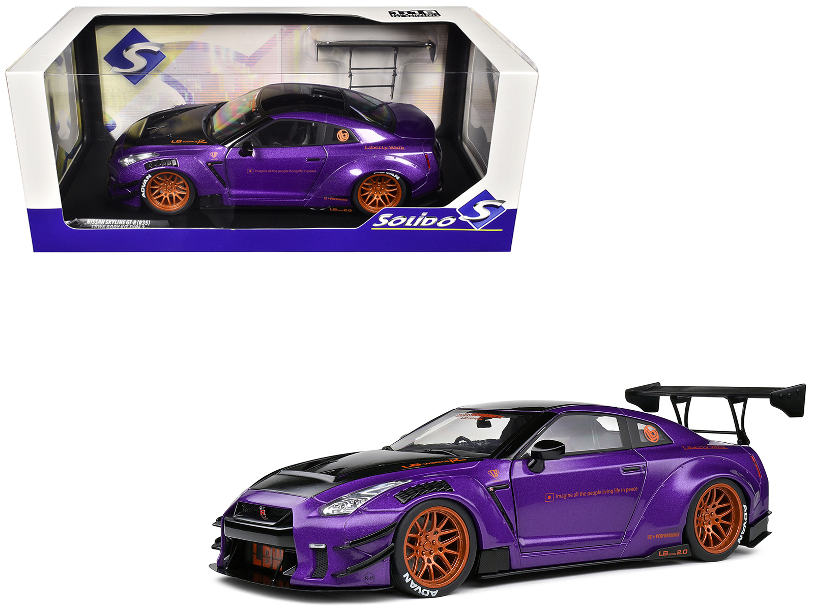 2022 Nissan Skyline GT-R (R35) Liberty Walk Body Kit 2.0 RHD
