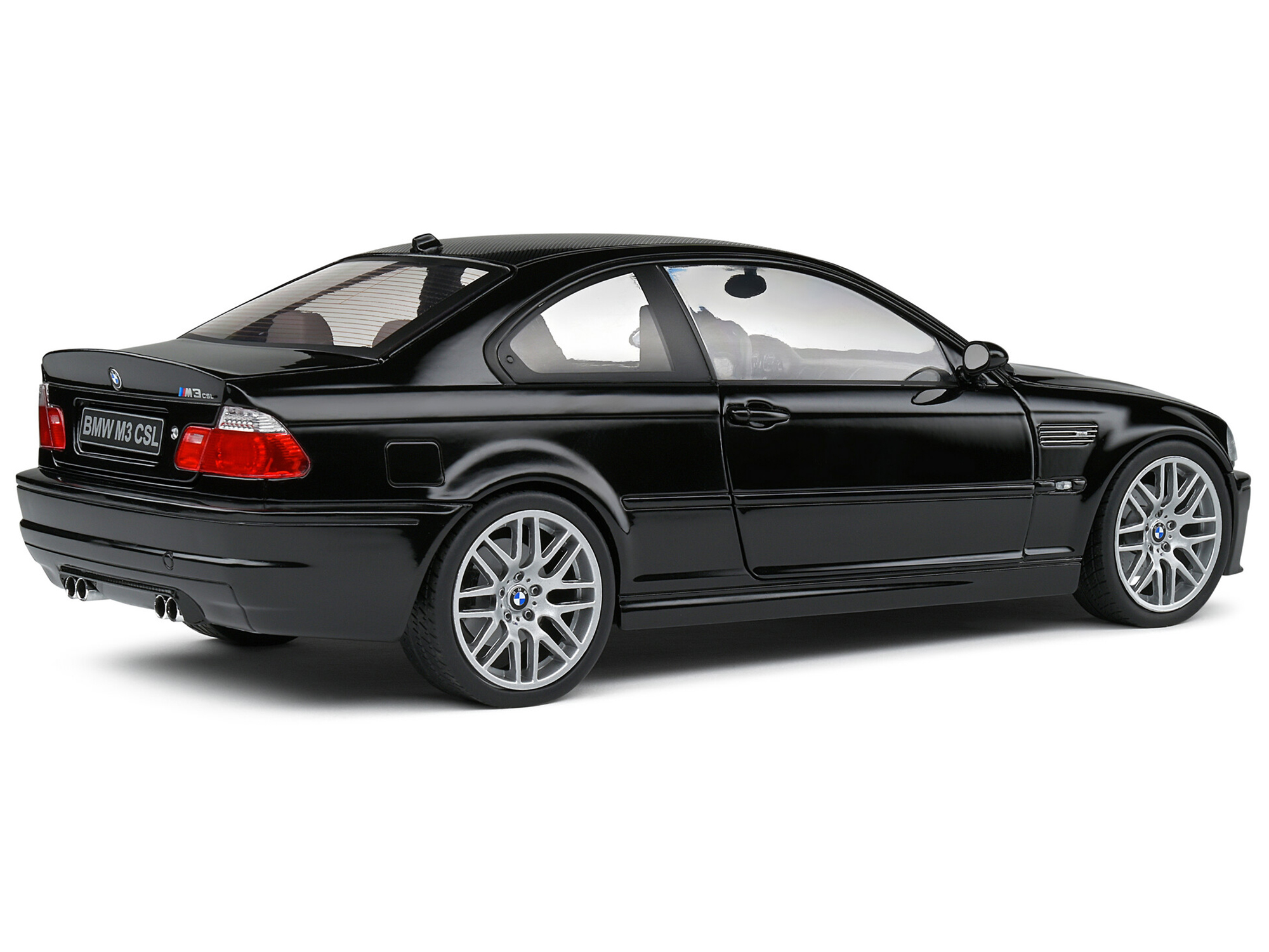 2003 BMW E46 CSL Black 1/18 Diecast Model Car by Solido | GPBox