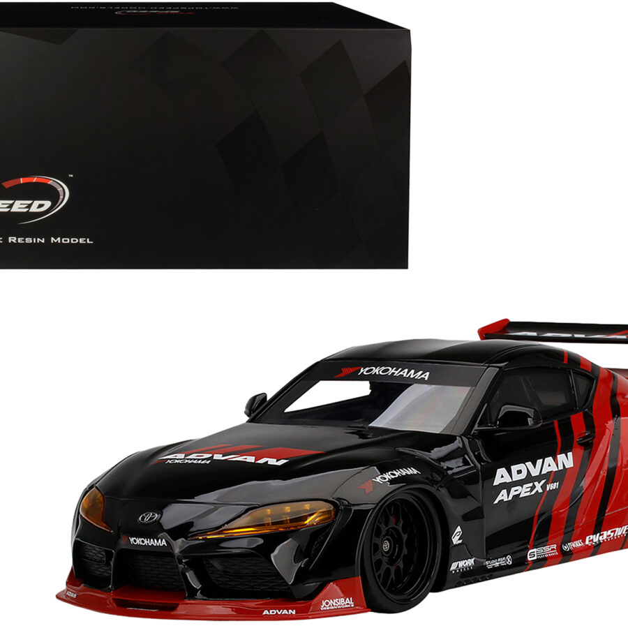 Toyota Pandem GR Supra V1.0 "Advan" Livery SEMA (2019) 1/18 Model Car by Top Speed Automotive