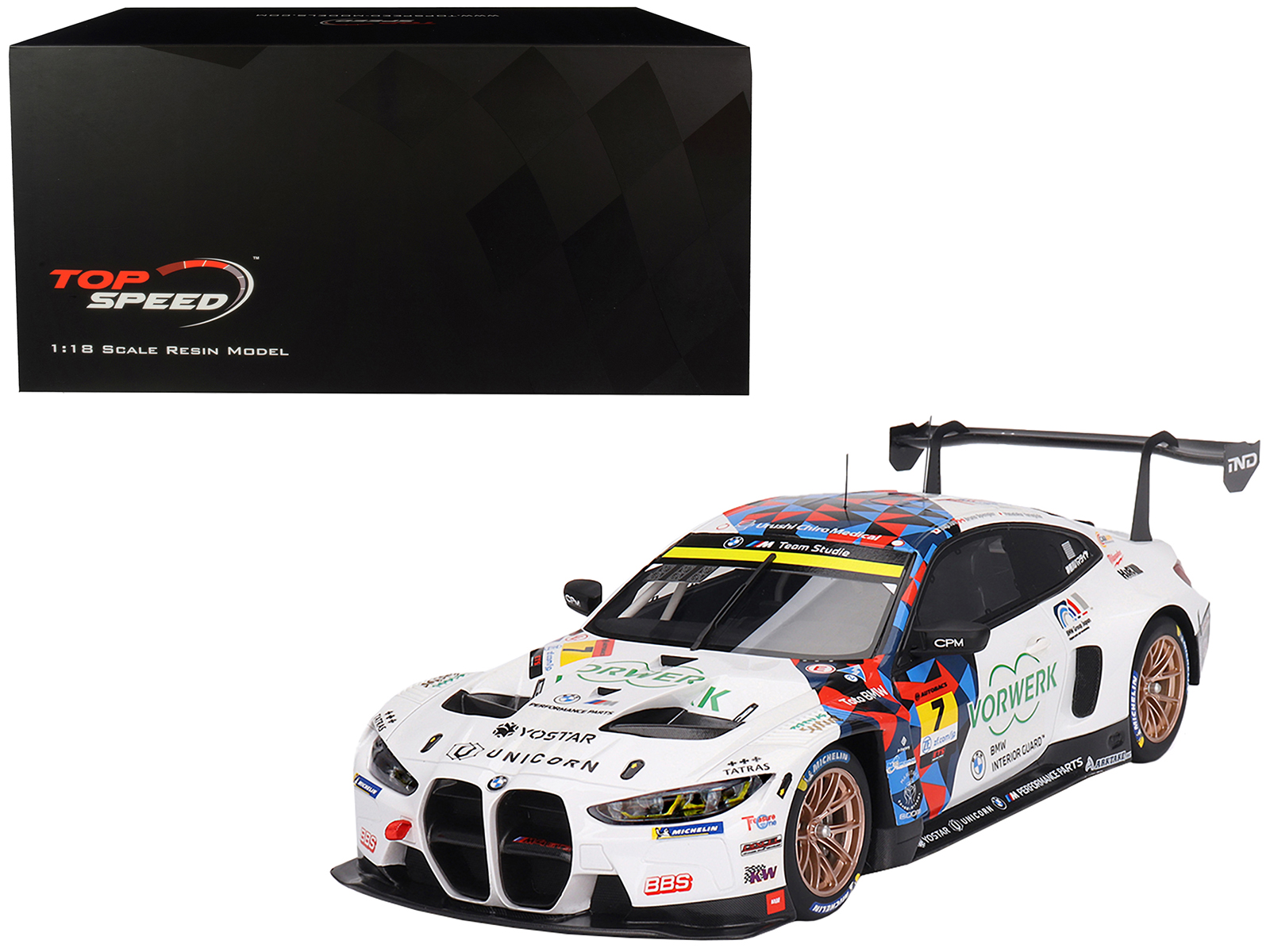 ミニカー　1/43 Studie BMW M4 #7 BMW Team Studie x CRS GT300 SUPER GT 2023 Seiji Ara - Bruno Spengler - Masataka Yanagida [SGT069] BMW M4 GT3 #7 Seiji Ara - Bruno Spengler - Masataka Yanagida