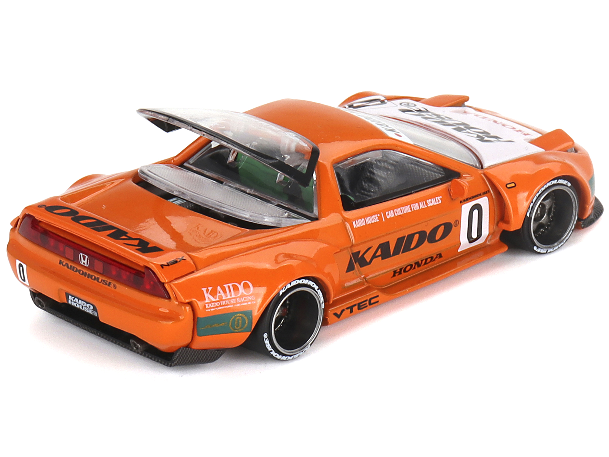 Honda NSX Kaido Racing V1 Orange with White Hood (Designed