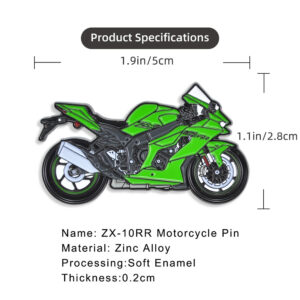 【​限​定​販​売​】 Ninja Kawasaki ZX-10RR Motorcycle Superbike Badge Pins Lapel ボディソープ