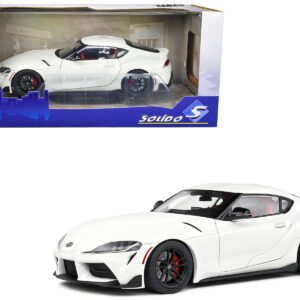 2023 Toyota GR Supra White Pearl Metallic 1/18 Diecast Model