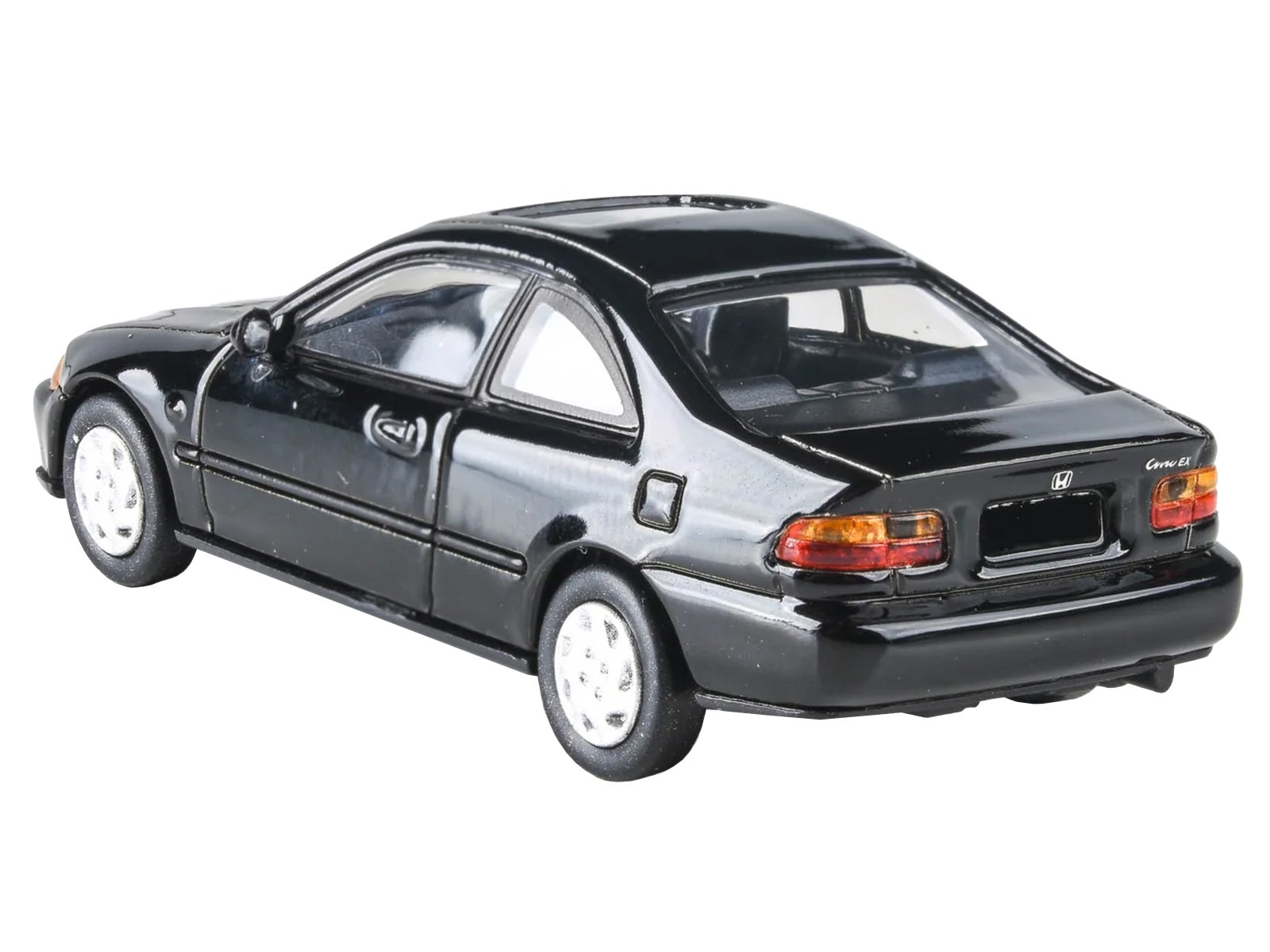 1995 Honda Civic Coupe EJ1 Black with Sunroof 1/64 Diecast