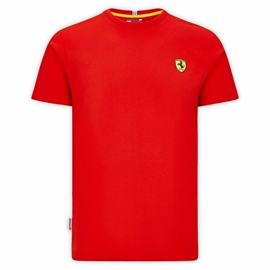 Ferrari Small Logo T-shirt Sports Car Racing Clothing