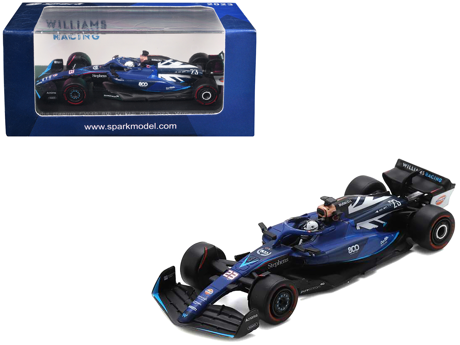 ミニカー　1/18 Williams F1 FW45 #23 Williams Racing 8th British GP - Williams 800th GP Alexander Albon [18S952] SPARK-MODEL 18S952 Williams - F1 FW45 Team Williams Racing N