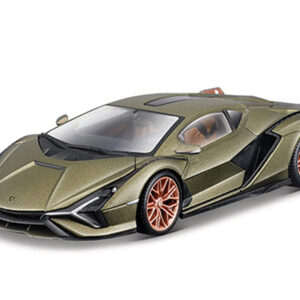 Lamborghini Sian FKP 37 Green Metallic "Speed Icons" Series 1/64 Diecast Model Car by Maisto  by Diecast Mania