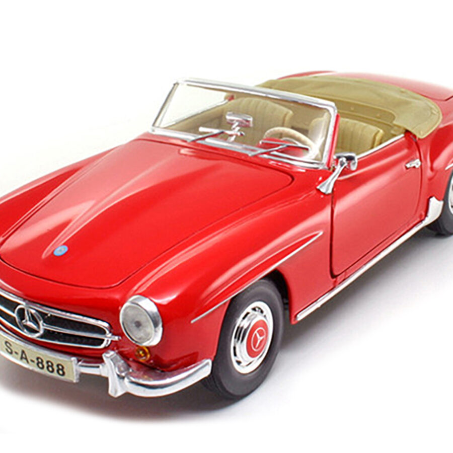 1955 Mercedes Benz 190 SL Red 1/18 Diecast Model Car  by Maisto Automotive