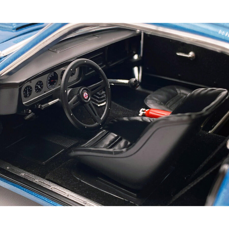 1965 Shelby GT350R Pro Touring Blue Metallic Limited Edition to 372 pieces Worldwide 1/18 Diecast Model Car by ACME Automotive
