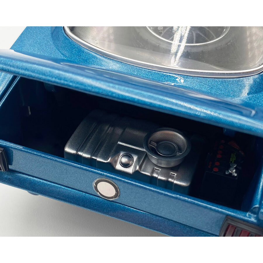 1965 Shelby GT350R Pro Touring Blue Metallic Limited Edition to 372 pieces Worldwide 1/18 Diecast Model Car by ACME Automotive