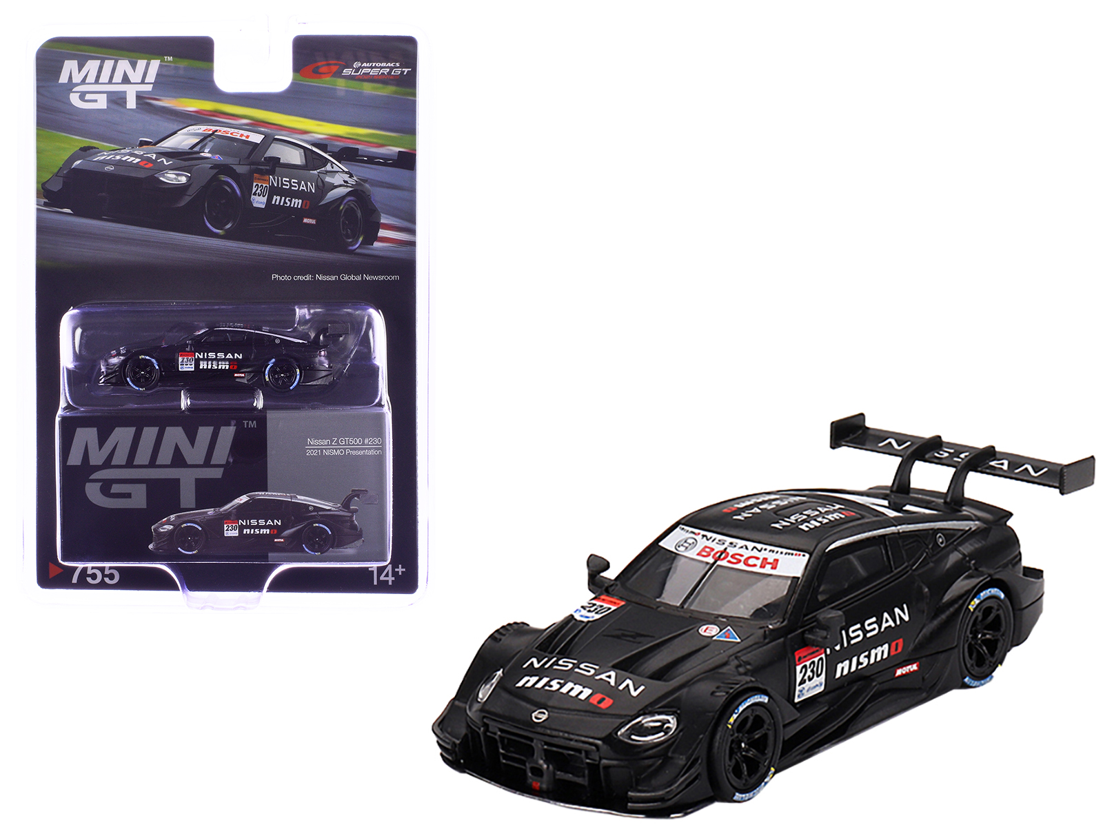 直筆サイン入り】日産 SUPER GT 500 NISMO MODEL CAR - メルカリ