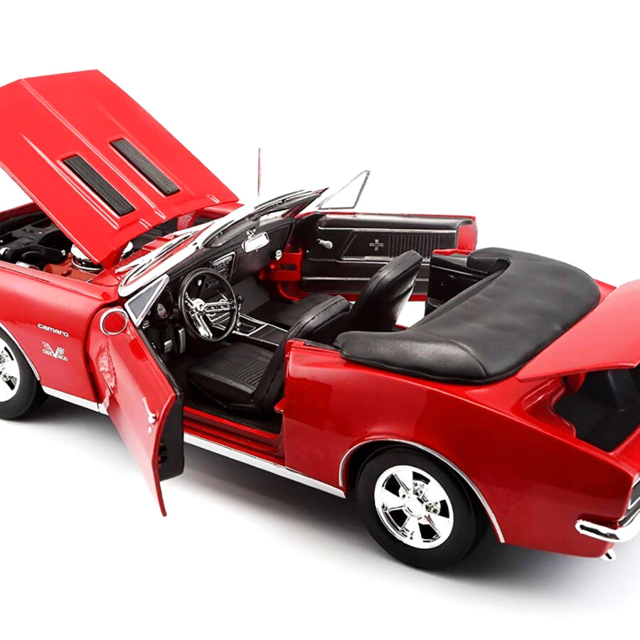 1967 Chevrolet Camaro SS 396 Convertible Red 1/18 Diecast Model Car by Maisto Automotive