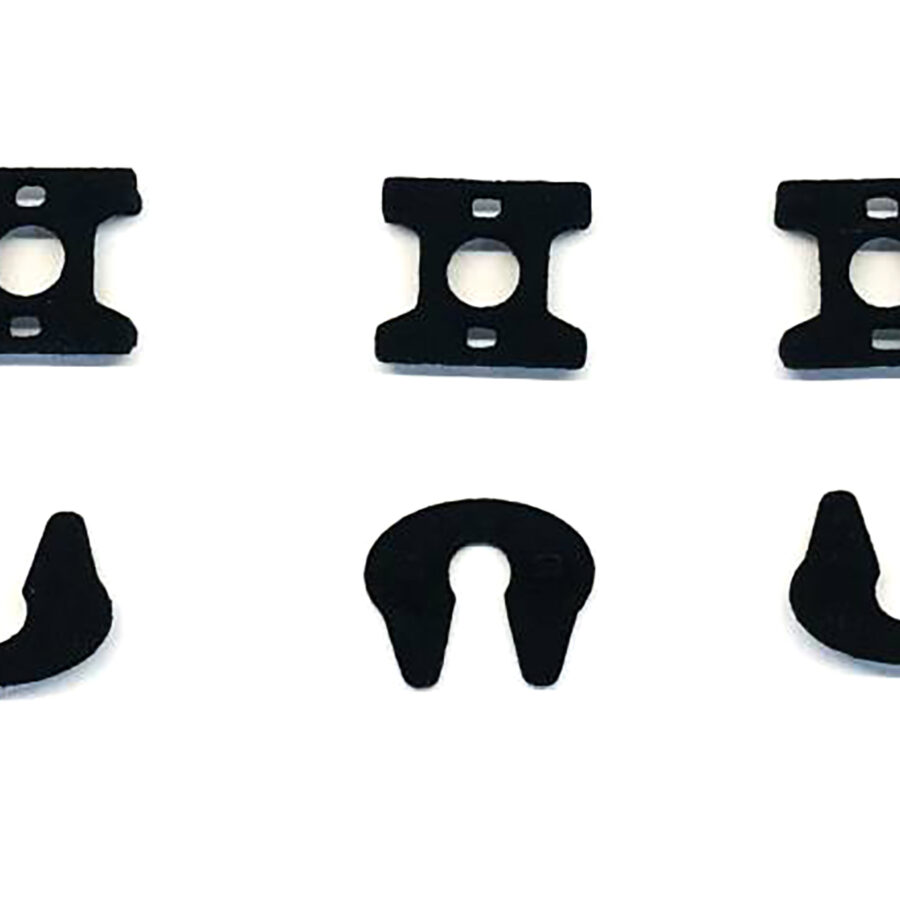 Fifth Wheel Sets (3 Sets) 1/87 (HO) Plastic Model by Promotex Automotive