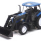New Holland T6.175 Tractor with Front Loader Blue Diecast Model by New Ray New Holland T6.175 Tractor with Front Loader Blue Diecast Model by New Ray