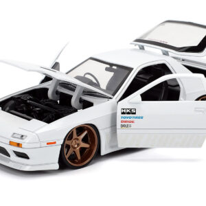Jada 1:24 JDM Tuners 1985 MAZDA RX-7 FC Glossy Black/White