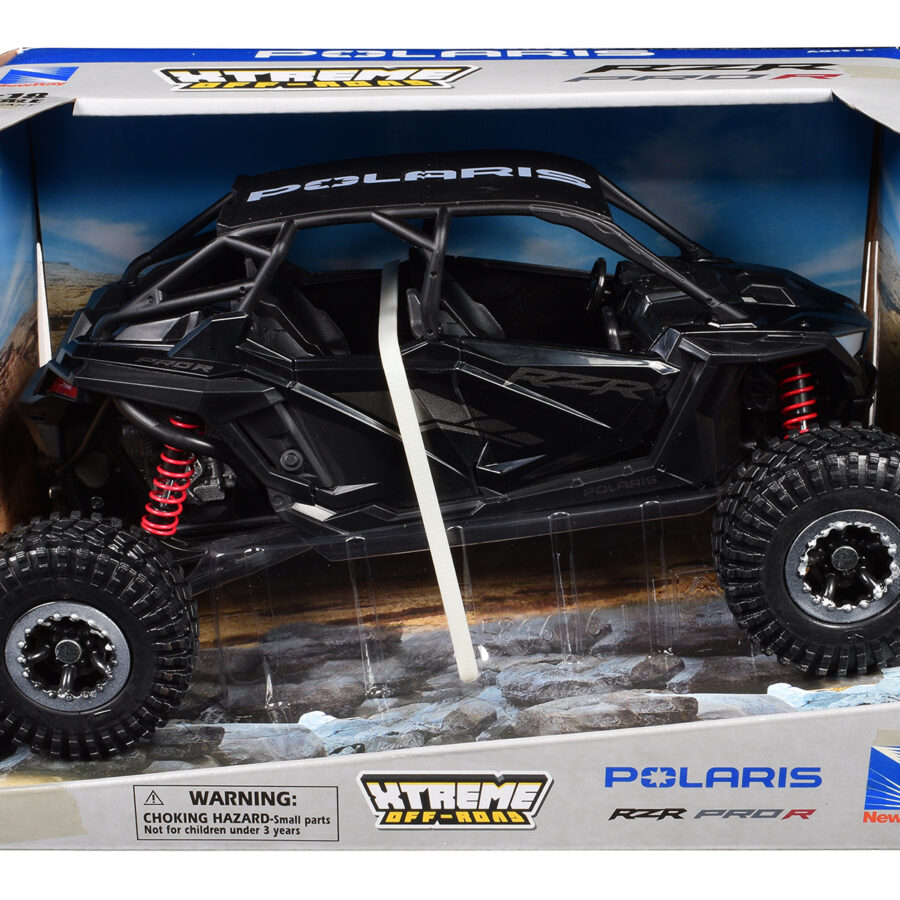 Polaris RZR Pro R UTV Stealth Black "Xtreme Off-Road" Series 1/18 Diecast Model by New Ray Automotive