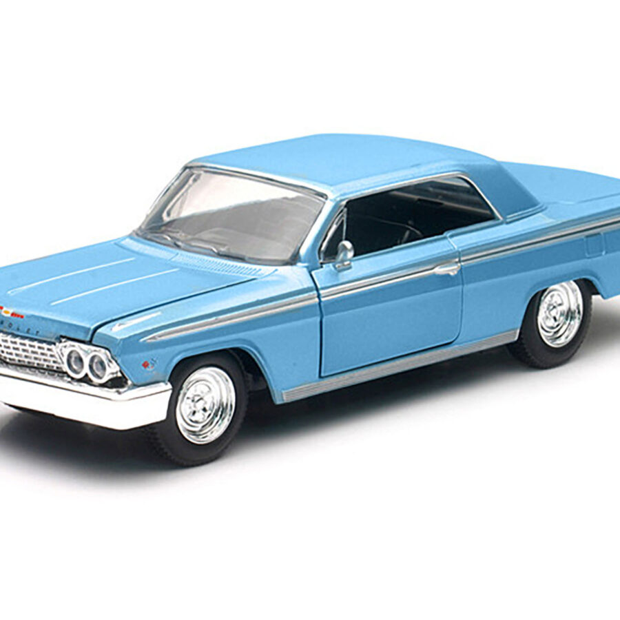 1962 Chevrolet Impala SS Blue 1/25 Diecast Model Car by New Ray Automotive