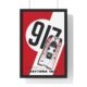 917 Daytona 1970, Elford - Ahrens, Framed