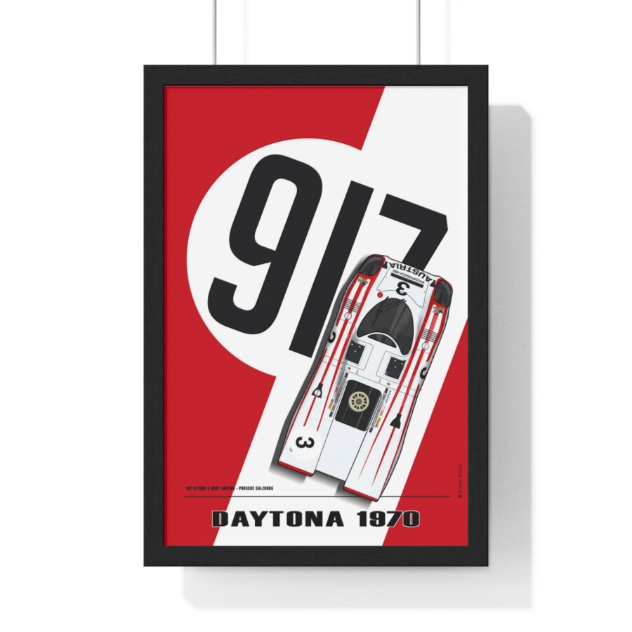 917 Daytona 1970, Elford - Ahrens, Framed Ford