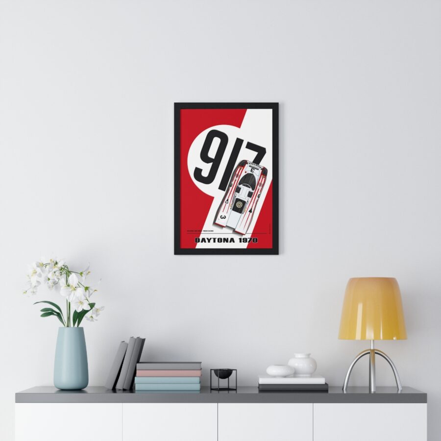 917 Daytona 1970, Elford - Ahrens, Framed Ford