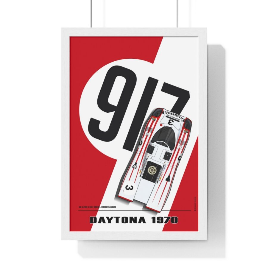 917 Daytona 1970, Elford - Ahrens, Framed Ford