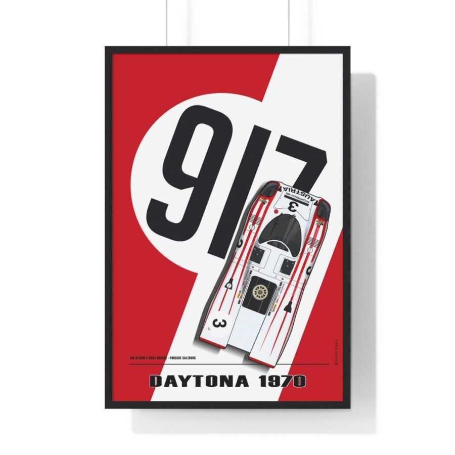 917 Daytona 1970, Elford - Ahrens, Framed Ford